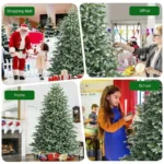 🎅 𝟐𝟎𝟐𝟓 𝐂𝐡𝐫𝐢𝐬𝐭𝐦𝐚𝐬™🎄Remote Control Retractable Artificial Christmas Tree🎄