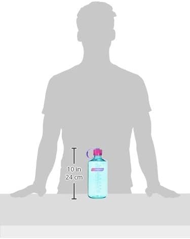 Nalgene Leak Proof Tritan BPA-Free Water Bottle - 32 oz Narrow Mouth - Made in the USA for Outdoor Use & Daily Hydration (Amethyst)