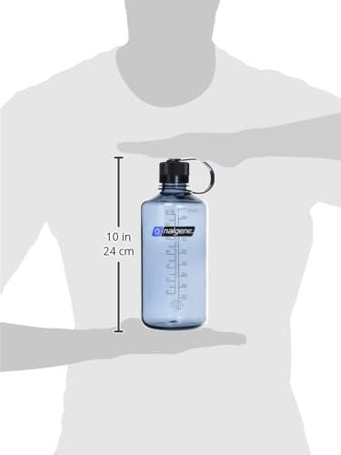 Nalgene Leak Proof Tritan BPA-Free Water Bottle - 32 oz Narrow Mouth - Made in the USA for Outdoor Use & Daily Hydration (Amethyst)