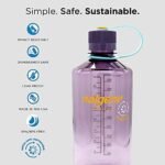 Nalgene Leak Proof Tritan BPA-Free Water Bottle - 32 oz Narrow Mouth - Made in the USA for Outdoor Use & Daily Hydration (Amethyst)