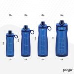 Pogo Plastic Water Bottle with Chug Lid and Carry Handle, Reusable, BPA Free, Dishwasher Safe, Perfect for Travel, School, Outdoors, and Gym | 18oz, 32oz, 40oz, 64oz