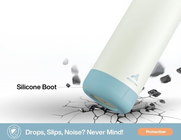 POWCAN 26 oz Insulated Water Bottle with 2-in-1 Straw and Spout Lid, Keep Cold 24H, Leak-Proof, Fits in Car Cup Holder, Stainless Steel Water Bottle for Sports, Travel, and School (Cotton Candy)