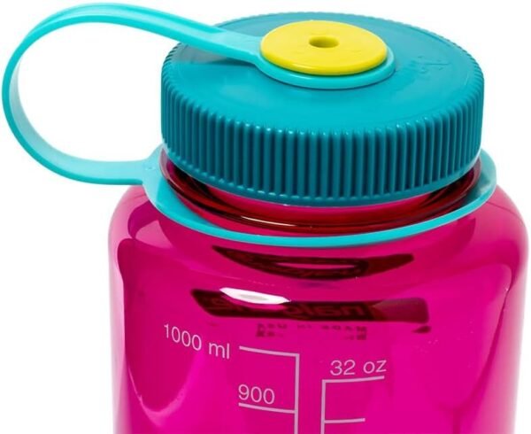 Nalgene Sustain Tritan BPA-Free Water Bottle Made with Material Derived From 50% Plastic Waste (using ISCC certified mass balance), 32 OZ, Wide Mouth