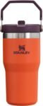 Stanley IceFlow Flip Straw Tumbler with Handle 30 oz | Twist On Lid and Flip Up Straw | Leak Resistant Water Bottle | Insulated Stainless Steel |BPA-Free | Rose Quartz