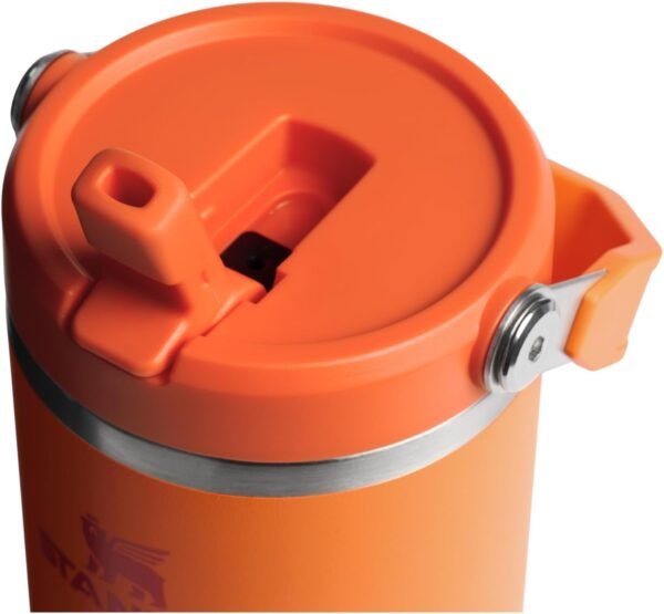 Stanley IceFlow Flip Straw Tumbler with Handle 30 oz | Twist On Lid and Flip Up Straw | Leak Resistant Water Bottle | Insulated Stainless Steel |BPA-Free | Rose Quartz