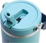 Stanley IceFlow Flip Straw Tumbler with Handle 30 oz | Twist On Lid and Flip Up Straw | Leak Resistant Water Bottle | Insulated Stainless Steel |BPA-Free | Rose Quartz