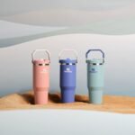 Stanley IceFlow Flip Straw Tumbler with Handle 30 oz | Twist On Lid and Flip Up Straw | Leak Resistant Water Bottle | Insulated Stainless Steel |BPA-Free | Rose Quartz