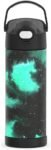 THERMOS FUNTAINER 16 Ounce Stainless Steel Vacuum Insulated Bottle with Wide Spout Lid, Galaxy Teal