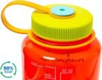 Nalgene Sustain Tritan BPA-Free Water Bottle Made with Material Derived From 50% Plastic Waste (using ISCC certified mass balance), 32 OZ, Wide Mouth