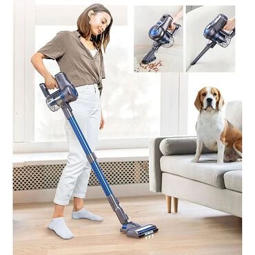 Odkurzacz pionowy Greenote GSC50, bezprzewodowy, 23 kPa, szary