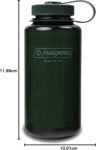 Nalgene Sustain Tritan BPA-Free Water Bottle Made with Material Derived From 50% Plastic Waste (using ISCC certified mass balance), 32 OZ, Wide Mouth