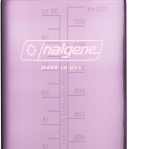 Nalgene Leak Proof Tritan BPA-Free Water Bottle - 32 oz Narrow Mouth - Made in the USA for Outdoor Use & Daily Hydration (Amethyst)