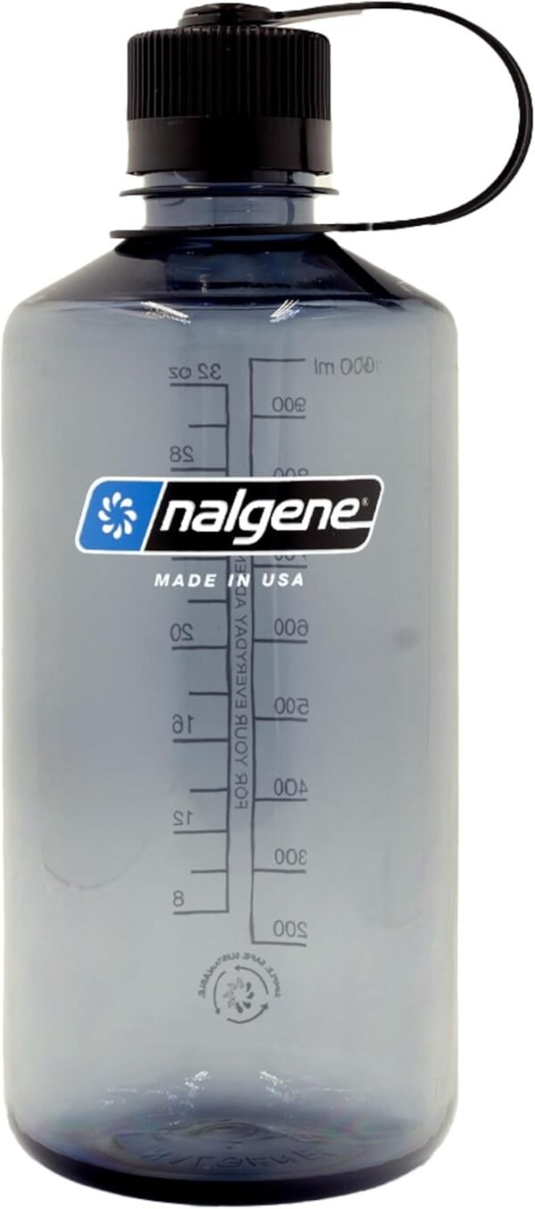 Nalgene Leak Proof Tritan BPA-Free Water Bottle - 32 oz Narrow Mouth - Made in the USA for Outdoor Use & Daily Hydration (Amethyst)