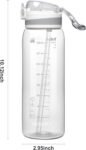 Opard 30oz/32oz Sports Water Bottle with Leak Proof Flip Top Lid BPA Free Tritan Reusable Plastic for Gym and Outdoor, Travel Water Bottle with Straw