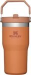Stanley IceFlow Flip Straw Tumbler with Handle 30 oz | Twist On Lid and Flip Up Straw | Leak Resistant Water Bottle | Insulated Stainless Steel |BPA-Free | Rose Quartz