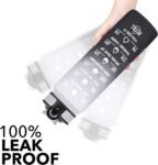 Hyeta 32 oz Water Bottles with Times to Drink and Straw, Motivational Water Bottle with Time Marker, Leakproof, Drinking Sports Water Bottle for Fitness, Gym and Outdoor