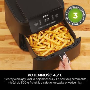 Frytkownica beztłuszczowa Ninja AF110EU, 1750 W, 4,7 l, grafitowa
