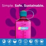 Nalgene Leak Proof Tritan BPA-Free Water Bottle - 32 oz Narrow Mouth - Made in the USA for Outdoor Use & Daily Hydration (Amethyst)