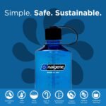 Nalgene Leak Proof Tritan BPA-Free Water Bottle - 32 oz Narrow Mouth - Made in the USA for Outdoor Use & Daily Hydration (Amethyst)