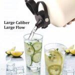 Water Bottle Insulated 32oz 40oz 64oz 128oz Straw Lid Spout Lid & 3 Lids, Leak Proof, Vacuum Insulated,Stainless Steel Water Bottle Wide Mouth for Sports, Gym or Office