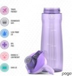 Pogo Plastic Water Bottle with Chug Lid and Carry Handle, Reusable, BPA Free, Dishwasher Safe, Perfect for Travel, School, Outdoors, and Gym | 18oz, 32oz, 40oz, 64oz
