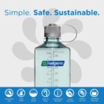 Nalgene Leak Proof Tritan BPA-Free Water Bottle - 32 oz Narrow Mouth - Made in the USA for Outdoor Use & Daily Hydration (Amethyst)