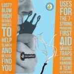 133 Supply Paracord Bracelet Compass Hiking Survival Emergency Whistle Fire Starter Kit Camping Gear Hiking Essentials Fishing Hunting Accessories EDC Backpacking Gear Tactical Survival Gear Equipment