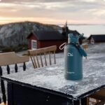 Swigina [2-IN-1 LID] Insulated Water Bottle with Silicone Boot (36hrs Cold/18hrs Hot) - DIY Stickers, Leakproof, BPA Free, 24 oz