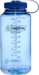 Nalgene Sustain Tritan BPA-Free Water Bottle Made with Material Derived From 50% Plastic Waste (using ISCC certified mass balance), 32 OZ, Wide Mouth