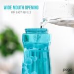Pogo Plastic Water Bottle with Chug Lid and Carry Handle, Reusable, BPA Free, Dishwasher Safe, Perfect for Travel, School, Outdoors, and Gym | 18oz, 32oz, 40oz, 64oz