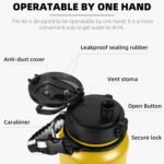 Fanhaw 20 Oz Insulated Stainless Steel Vacuum Water Bottle with Anti-Dust Pop-Open Lid - For Kids, Women, Men | Leak & Sweat Proof (Green Blue)