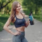 Fijinhom 24 oz Insulated Water Bottle with Handle, 304 Stainless Steel Water Bottles with Wide Mouth, Double Wall Vacuum Sports Water Bottle, BPA Free, Keep Cold and Hot, Black