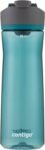 Contigo AUTOSEAL Cortland 24oz Water Bottle BPA-Free Plastic Spill Leak-Proof Lid and Carry Handle Dishwasher Safe Spirulina