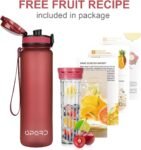 Opard 30oz/32oz Sports Water Bottle with Leak Proof Flip Top Lid BPA Free Tritan Reusable Plastic for Gym and Outdoor, Travel Water Bottle with Straw