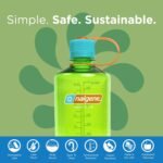 Nalgene Leak Proof Tritan BPA-Free Water Bottle - 32 oz Narrow Mouth - Made in the USA for Outdoor Use & Daily Hydration (Amethyst)