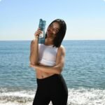 Swigina [2-IN-1 LID] Insulated Water Bottle with Silicone Boot (36hrs Cold/18hrs Hot) - DIY Stickers, Leakproof, BPA Free, 24 oz