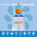 Nalgene Leak Proof Tritan BPA-Free Water Bottle - 32 oz Narrow Mouth - Made in the USA for Outdoor Use & Daily Hydration (Amethyst)