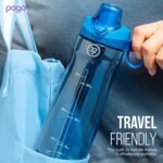 Pogo Plastic Water Bottle with Chug Lid and Carry Handle, Reusable, BPA Free, Dishwasher Safe, Perfect for Travel, School, Outdoors, and Gym | 18oz, 32oz, 40oz, 64oz