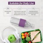 Copco Hydra Water Bottle with Spill-Resistant Lid, 16.9 oz - Reusable Tritan Non-Slip Sleeve, Twist-Open Body - BPA-Free, Leak-Proof, Durable & Portable for Gym, Office, School (Gray)