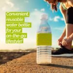 Copco Hydra Water Bottle with Spill-Resistant Lid, 16.9 oz - Reusable Tritan Non-Slip Sleeve, Twist-Open Body - BPA-Free, Leak-Proof, Durable & Portable for Gym, Office, School (Gray)