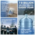 Aquatabs 397mg Water Purification Tablets (100 Pack). Water Filtration System for Camping, Boating, Emergency Water, Survival, and Marine. Easy-to-Use Water Purifier Treatment.