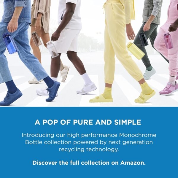 Nalgene Sustain Tritan BPA-Free Water Bottle Made with Material Derived From 50% Plastic Waste (using ISCC certified mass balance), 32 OZ, Wide Mouth