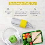 Copco Hydra Water Bottle with Spill-Resistant Lid, 16.9 oz - Reusable Tritan Non-Slip Sleeve, Twist-Open Body - BPA-Free, Leak-Proof, Durable & Portable for Gym, Office, School (Gray)