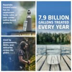 Aquatabs 397mg Water Purification Tablets (100 Pack). Water Filtration System for Camping, Boating, Emergency Water, Survival, and Marine. Easy-to-Use Water Purifier Treatment.