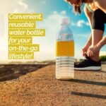 Copco Hydra Water Bottle with Spill-Resistant Lid, 16.9 oz - Reusable Tritan Non-Slip Sleeve, Twist-Open Body - BPA-Free, Leak-Proof, Durable & Portable for Gym, Office, School (Gray)