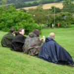 ANYOO Hooded Rain Poncho for Adults Waterproof Lightweight Rain Coat for Men Women Reusable Rain Jacket for Emergency Outdoor