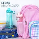 Pogo Plastic Water Bottle with Chug Lid and Carry Handle, Reusable, BPA Free, Dishwasher Safe, Perfect for Travel, School, Outdoors, and Gym | 18oz, 32oz, 40oz, 64oz