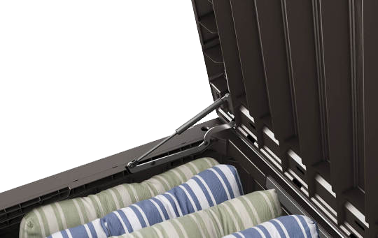 💕Räumungsverkauf💕Keter Gartenbox, 150-Gallonen-Harz-Gartenbehälter & Bank