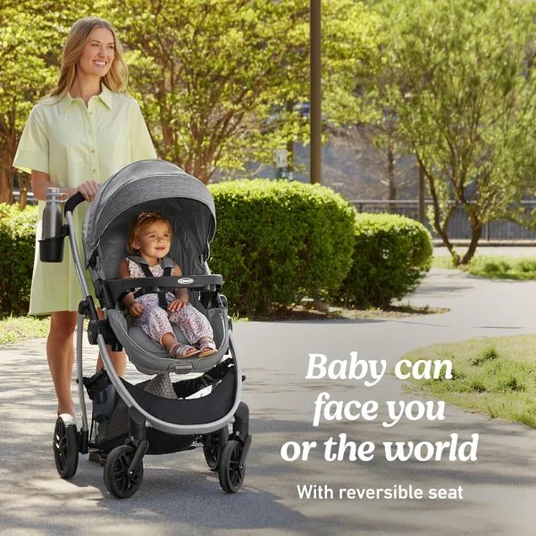 Graco 3-in-1 Set: Combining a car seat and stroller.