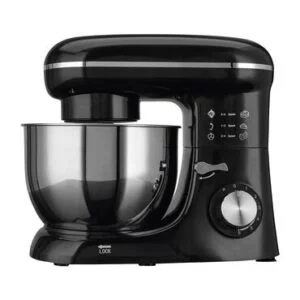 Hoffen Expert planetary mixer, 1300 W, 2 bowls (4 L and 5 L), black.